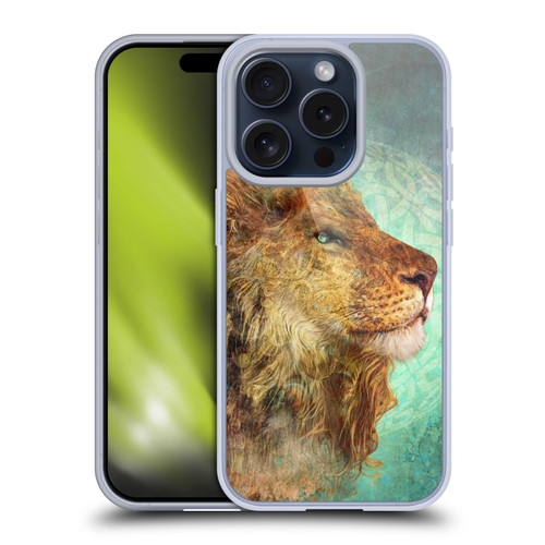 Jena DellaGrottaglia Animals Lion Soft Gel Case for Apple iPhone 15 Pro & MagSafe
