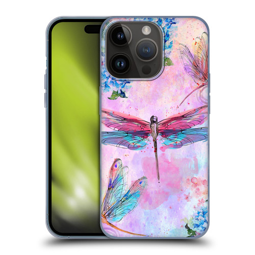 Jena DellaGrottaglia Insects Dragonflies Soft Gel Case for Apple iPhone 15 Pro