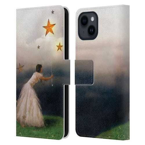 Jena DellaGrottaglia Assorted Star Catcher Leather Book Wallet Case Cover For Apple iPhone 15