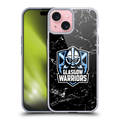 Glasgow Warriors Logo 2 Marble Soft Gel Case for Apple iPhone 15