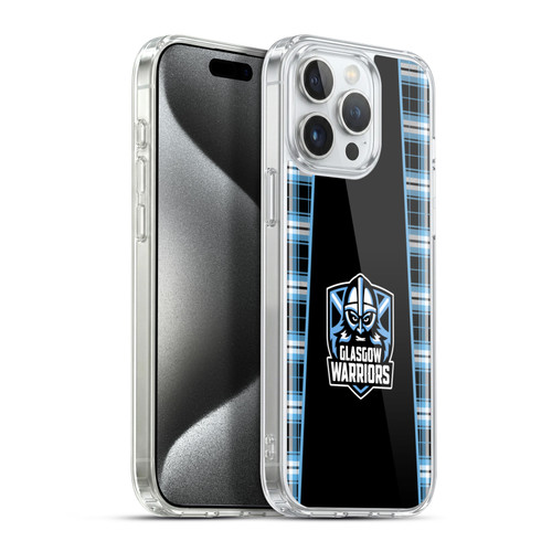 Glasgow Warriors Logo 2 Tartan Soft Gel Case for Apple iPhone 15 Pro Max & MagSafe