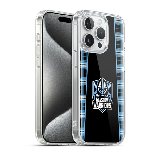 Glasgow Warriors Logo 2 Tartan Soft Gel Case for Apple iPhone 15 Pro & MagSafe