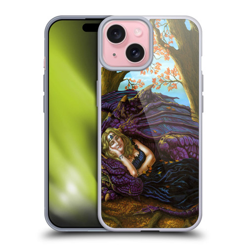Ed Beard Jr Dragon Friendship Escape To The Land Of Nod Soft Gel Case for Apple iPhone 15 & MagSafe