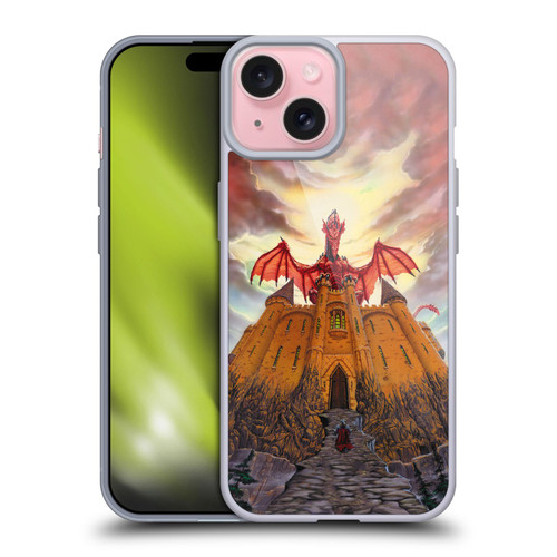 Ed Beard Jr Dragon Friendship Lord Magic Castle Soft Gel Case for Apple iPhone 15 & MagSafe
