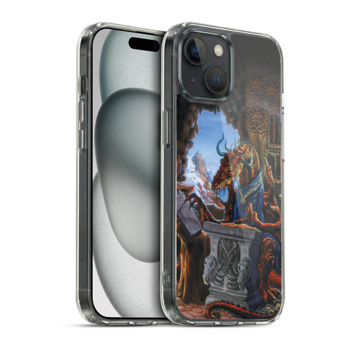 Ed Beard Jr Dragons Ancient Scholar Soft Gel Case for Apple iPhone 15 & MagSafe