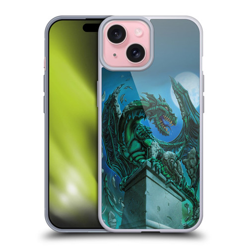 Ed Beard Jr Dragons The Awakening Soft Gel Case for Apple iPhone 15