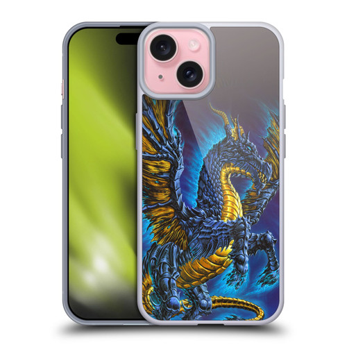 Ed Beard Jr Dragons Mare Soft Gel Case for Apple iPhone 15