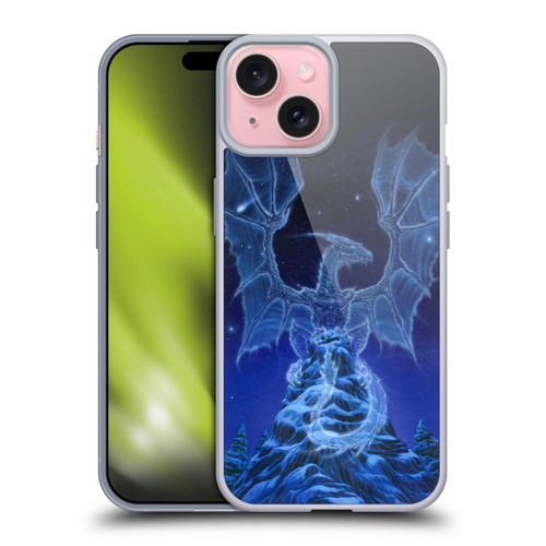 Ed Beard Jr Dragons Winter Spirit Soft Gel Case for Apple iPhone 15