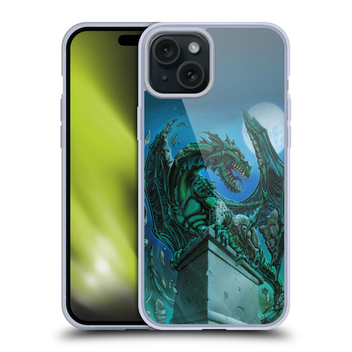 Ed Beard Jr Dragons The Awakening Soft Gel Case for Apple iPhone 15 Plus