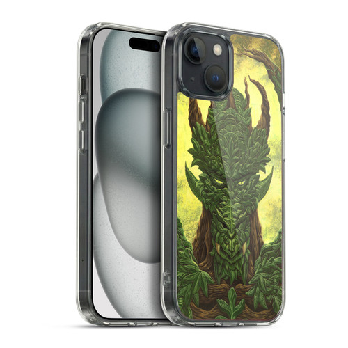 Ed Beard Jr Dragons Green Guardian Greenman Soft Gel Case for Apple iPhone 15 Plus & MagSafe