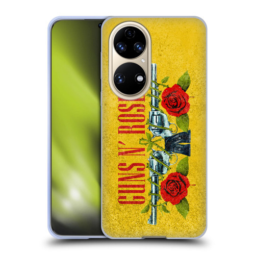 Guns N' Roses Vintage Pistols Soft Gel Case for Huawei P50