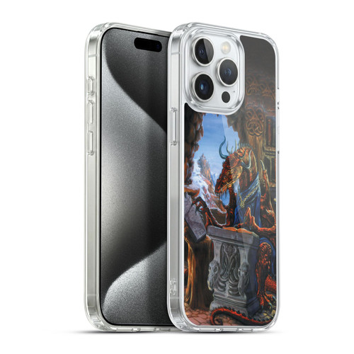 Ed Beard Jr Dragons Ancient Scholar Soft Gel Case for Apple iPhone 15 Pro Max & MagSafe