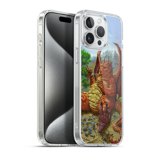 Ed Beard Jr Dragons Lunch With A Toothpick Soft Gel Case for Apple iPhone 15 Pro Max & MagSafe
