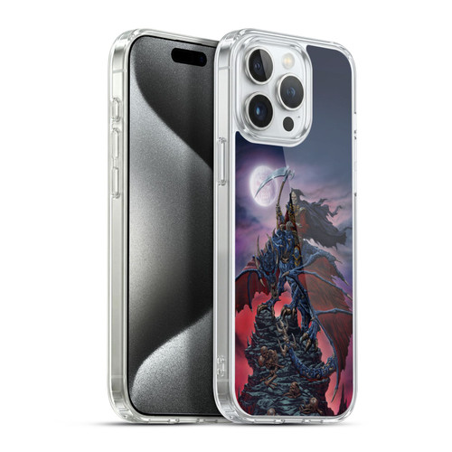 Ed Beard Jr Dragons Reaper Soft Gel Case for Apple iPhone 15 Pro Max & MagSafe