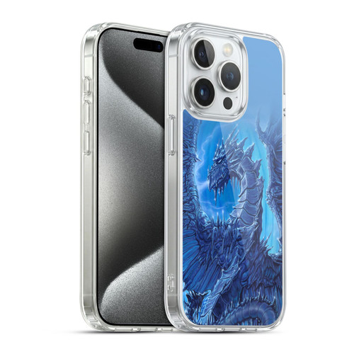 Ed Beard Jr Dragons Glacier Soft Gel Case for Apple iPhone 15 Pro & MagSafe