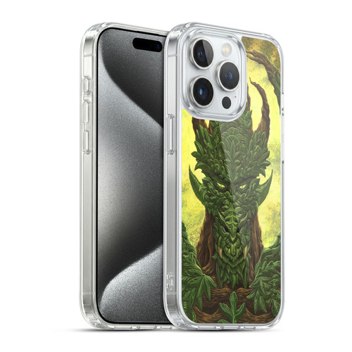 Ed Beard Jr Dragons Green Guardian Greenman Soft Gel Case for Apple iPhone 15 Pro & MagSafe