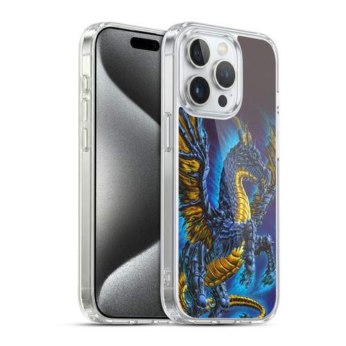 Ed Beard Jr Dragons Mare Soft Gel Case for Apple iPhone 15 Pro & MagSafe
