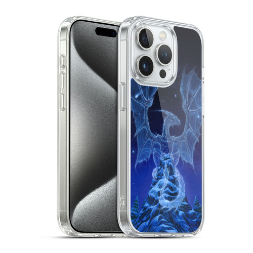 Ed Beard Jr Dragons Winter Spirit Soft Gel Case for Apple iPhone 15 Pro & MagSafe