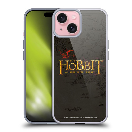 The Hobbit An Unexpected Journey Graphics The Lonely Mountain Soft Gel Case for Apple iPhone 15