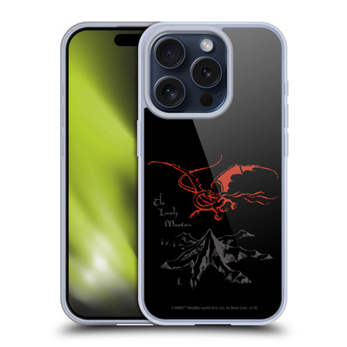 The Hobbit An Unexpected Journey Graphics Back Door Soft Gel Case for Apple iPhone 15 Pro