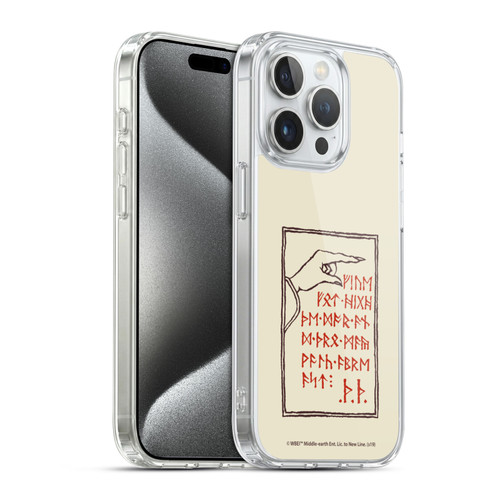 The Hobbit An Unexpected Journey Graphics Back Door Soft Gel Case for Apple iPhone 15 Pro & MagSafe