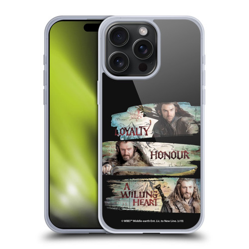 The Hobbit An Unexpected Journey Key Art Loyalty And Honour Soft Gel Case for Apple iPhone 15 Pro Max