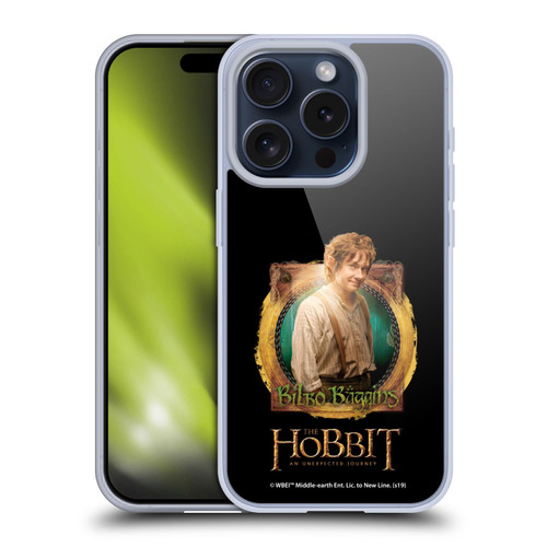 The Hobbit An Unexpected Journey Key Art Bilbo Soft Gel Case for Apple iPhone 15 Pro