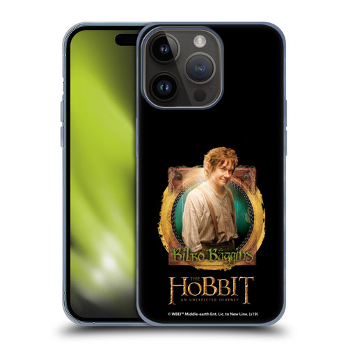 The Hobbit An Unexpected Journey Key Art Bilbo Soft Gel Case for Apple iPhone 15 Pro
