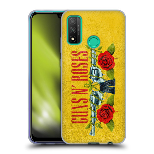 Guns N' Roses Vintage Pistols Soft Gel Case for Huawei P Smart (2020)
