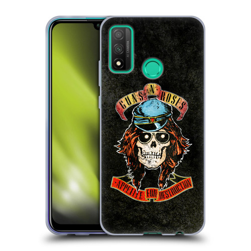 Guns N' Roses Vintage Rose Soft Gel Case for Huawei P Smart (2020)