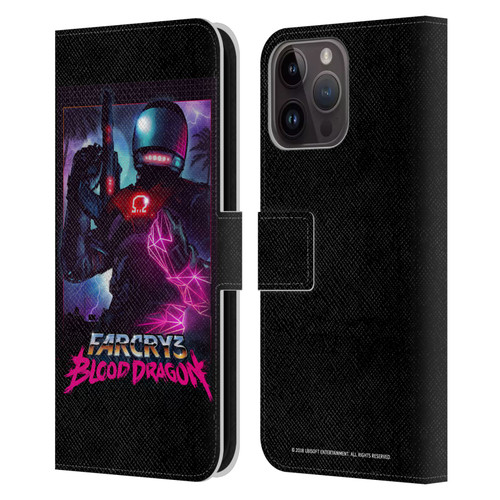 Far Cry 3 Blood Dragon Key Art Omega Leather Book Wallet Case Cover For Apple iPhone 15 Pro Max