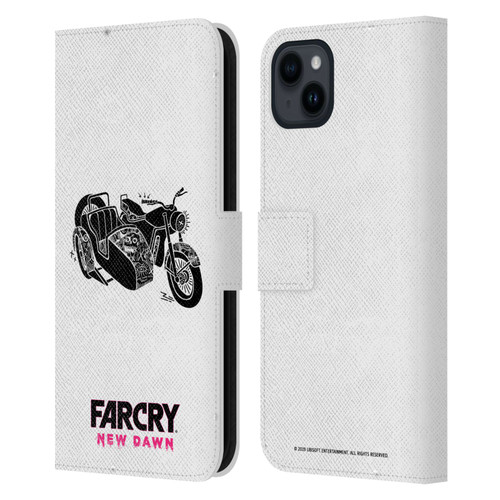 Far Cry New Dawn Graphic Images Sidecar Leather Book Wallet Case Cover For Apple iPhone 15 Plus