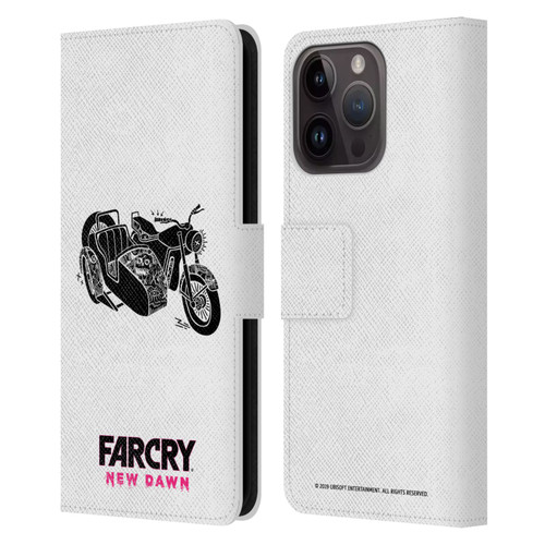 Far Cry New Dawn Graphic Images Sidecar Leather Book Wallet Case Cover For Apple iPhone 15 Pro