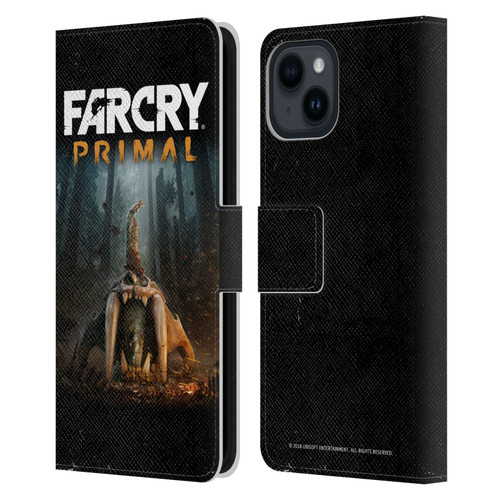 Far Cry Primal Key Art Skull II Leather Book Wallet Case Cover For Apple iPhone 15