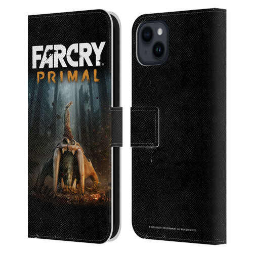 Far Cry Primal Key Art Skull II Leather Book Wallet Case Cover For Apple iPhone 15 Plus