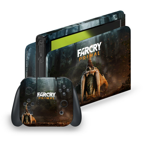 Far Cry Primal Key Art Skull II Vinyl Sticker Skin Decal Cover for Nintendo Switch OLED Bundle