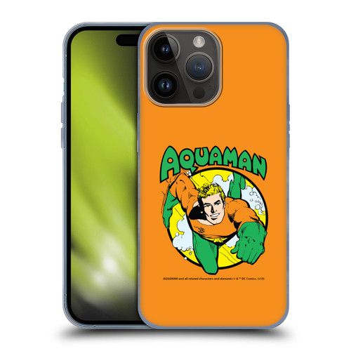Aquaman DC Comics Fast Fashion Swim 2 Soft Gel Case for Apple iPhone 15 Pro Max