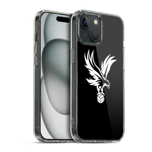 Crystal Palace FC Crest Eagle Grey Soft Gel Case for Apple iPhone 15 & MagSafe