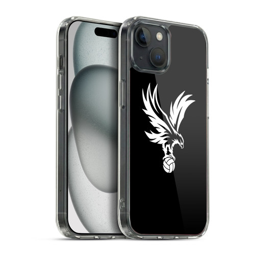 Crystal Palace FC Crest Eagle Grey Soft Gel Case for Apple iPhone 15 Plus & MagSafe