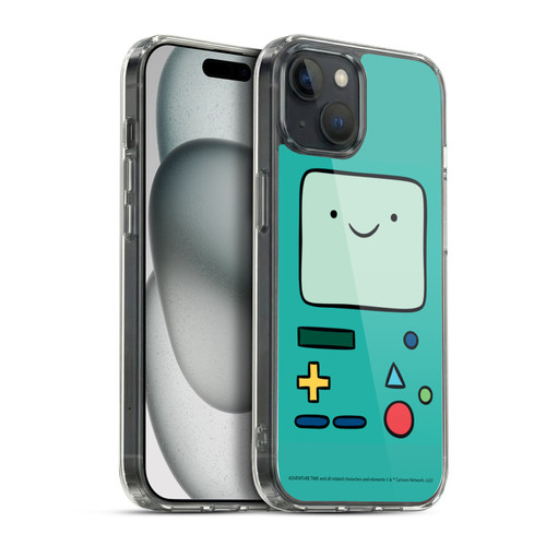 Adventure Time Graphics BMO Soft Gel Case for Apple iPhone 15 Plus & MagSafe