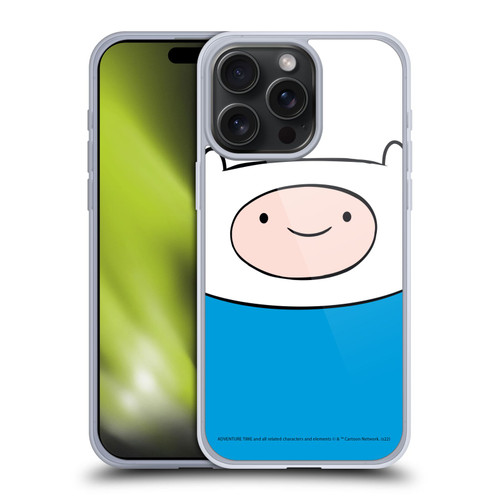 Adventure Time Graphics Finn The Human Soft Gel Case for Apple iPhone 15 Pro Max & MagSafe