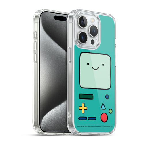 Adventure Time Graphics BMO Soft Gel Case for Apple iPhone 15 Pro & MagSafe