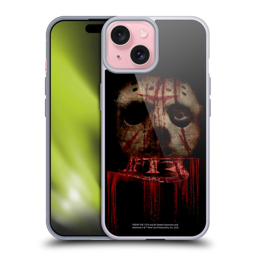 Friday the 13th 2009 Graphics Jason Voorhees Soft Gel Case for Apple iPhone 15 & MagSafe