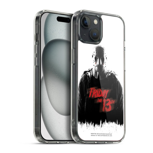 Friday the 13th 2009 Graphics Jason Voorhees Key Art Soft Gel Case for Apple iPhone 15 Plus & MagSafe