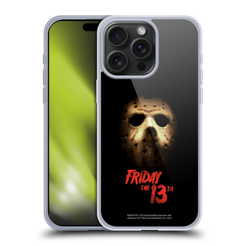 Friday the 13th 2009 Graphics Jason Voorhees Poster Soft Gel Case for Apple iPhone 15 Pro Max & MagSafe