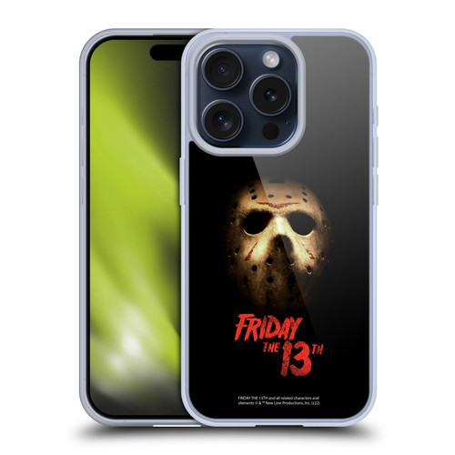 Friday the 13th 2009 Graphics Jason Voorhees Poster Soft Gel Case for Apple iPhone 15 Pro & MagSafe