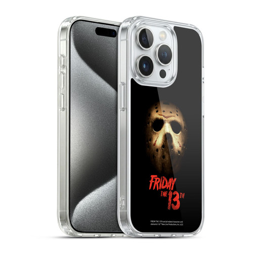 Friday the 13th 2009 Graphics Jason Voorhees Poster Soft Gel Case for Apple iPhone 15 Pro & MagSafe