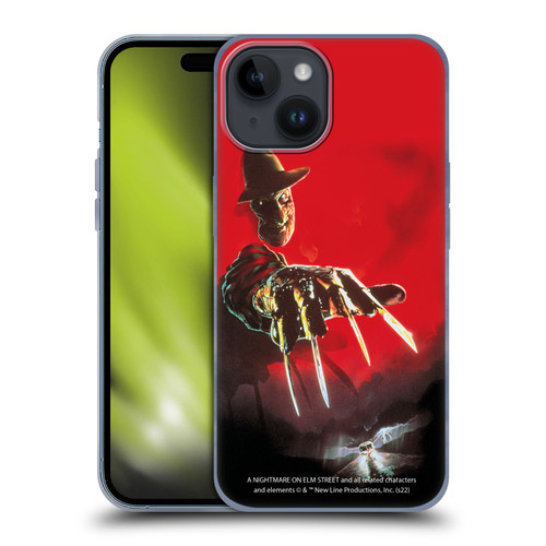 A Nightmare On Elm Street: Freddy's Dead Graphics Poster 2 Soft Gel Case for Apple iPhone 15