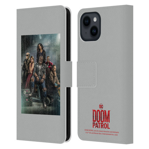 Doom Patrol Graphics Poster 1 Leather Book Wallet Case Cover For Apple iPhone 15