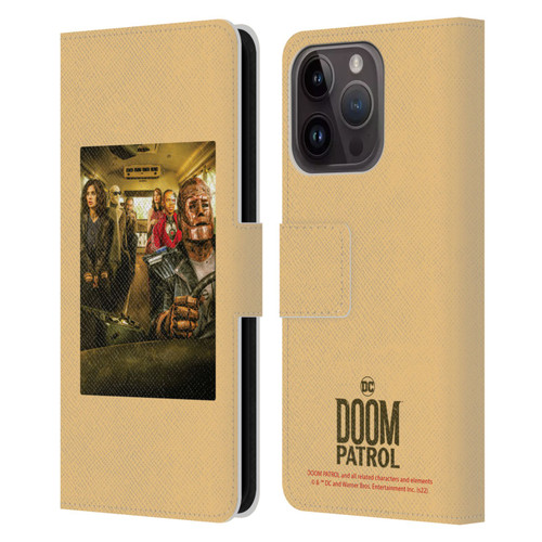 Doom Patrol Graphics Poster 2 Leather Book Wallet Case Cover For Apple iPhone 15 Pro